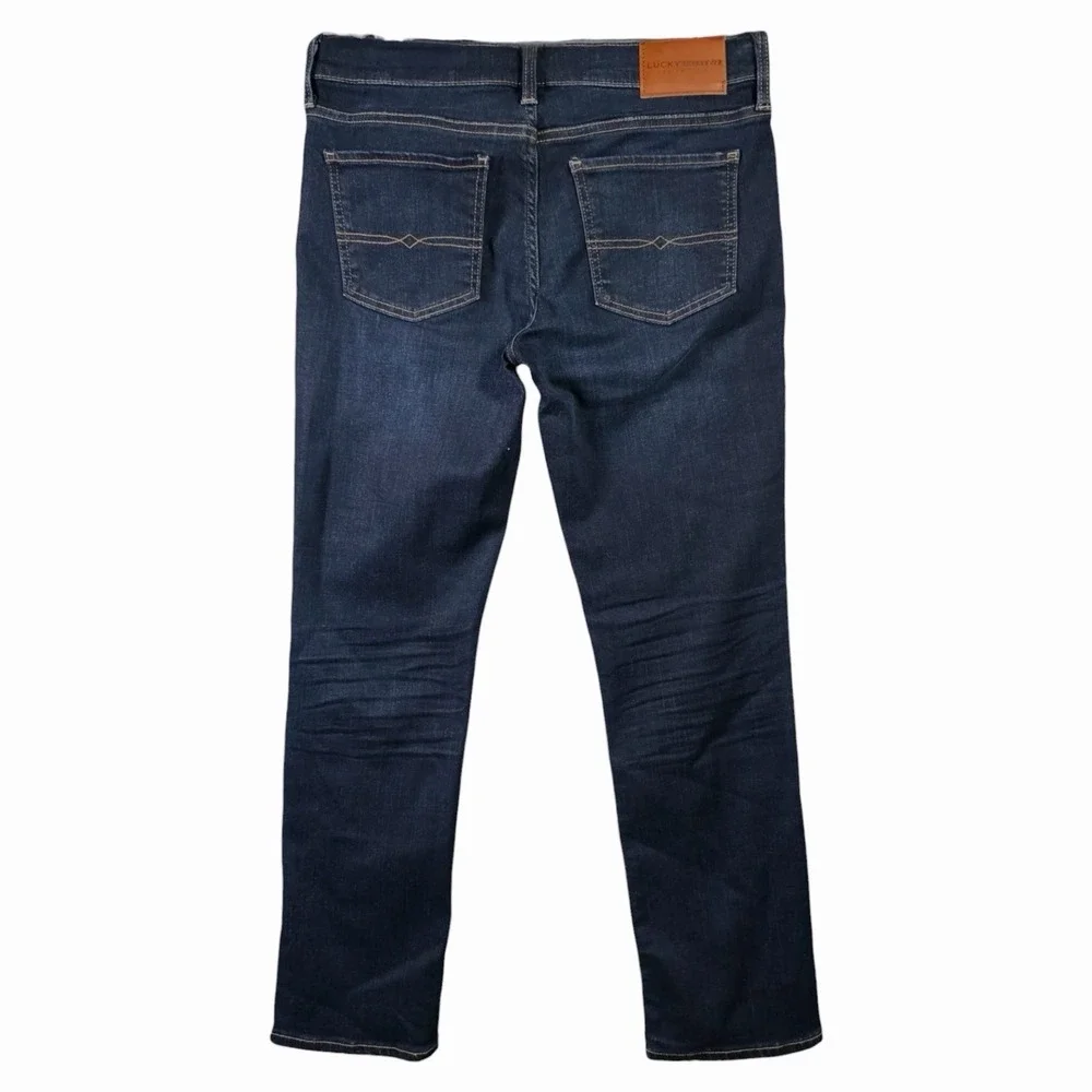 Lucky Brand Womens 8 29 Mid Rise Sweet Straight Jeans Dark Wash Denim